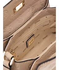 GUESS PHOEBE  Mini Bag a tracolla simply taupe logo - Borse Donna - 3