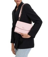GUESS PHOEBE Borsetta a tracolla rose water logo - Borse Donna - 4