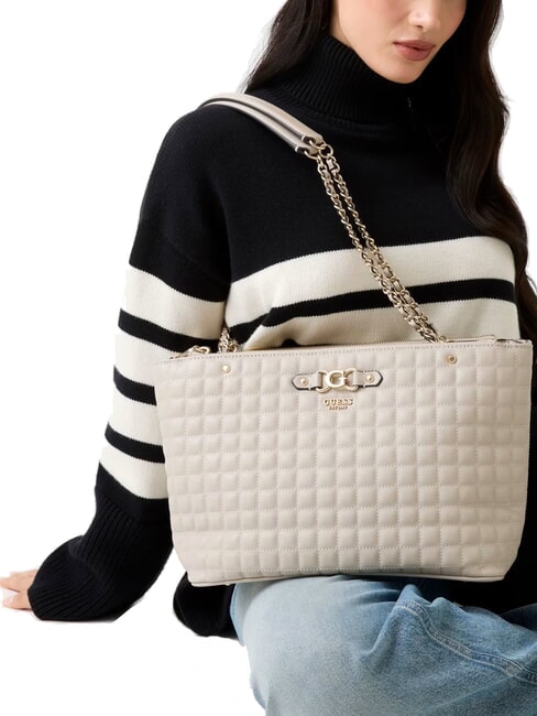 NADIRA Shopper a spalla light taupe - Borse Donna