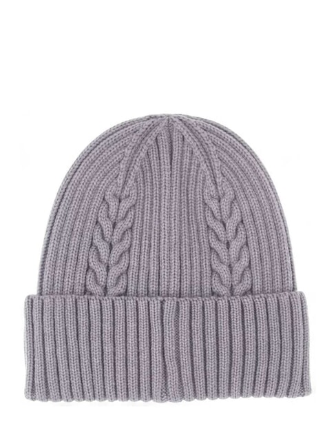 KNITTED Berretto con risvolto grey - Cappelli
