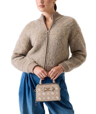 GUESS SILIA Micro Bag a mano, con tracolla biscotti logo - Borse Donna - 5