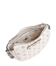 GUESS SILIA Borsa a tracolla vanilla logo - Borse Donna - 3