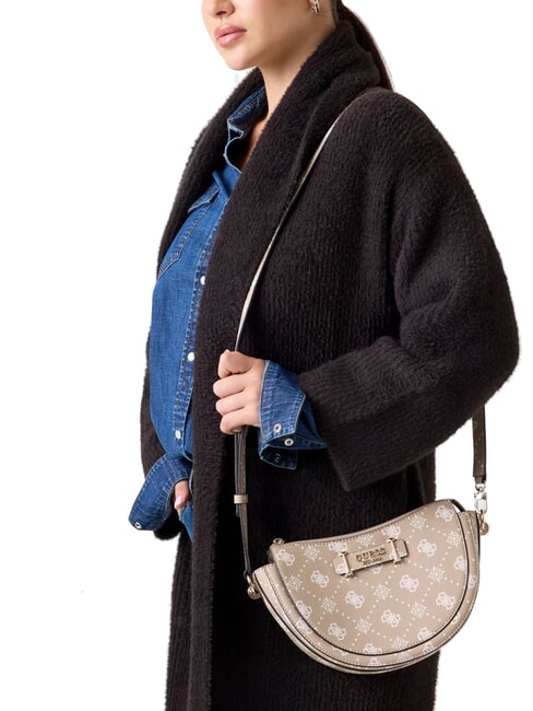 SILIA Borsa a tracolla biscotti logo - Borse Donna