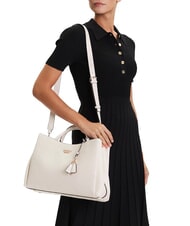 GUESS PHOEBE Borsa a mano, con tracolla off white logo - Borse Donna - 5