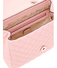 GUESS EVERLEE Borsa trapuntata convertible con applicazioni rose water - Borse Donna - 3