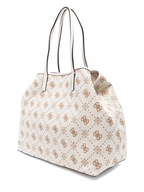 NEDA Borsa a spalla off white logo - Borse Donna