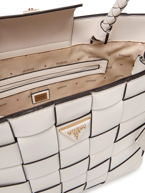 MAYLEE Borsa shopping intrecciata OFFWHITE - Borse Donna