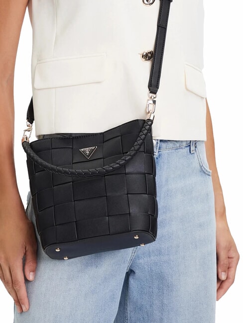 MAYLEE Mini Secchiello a tracolla NERO - Borse Donna