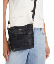 GUESS MAYLEE Mini Secchiello a tracolla NERO - Borse Donna - 5