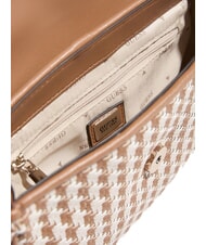 GUESS MIREMA  Borsetta a mano, con tracolla camel multi - Borse Donna - 4