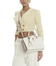 GUESS QUEENSLAND Shopper a mano, con tracolla off white/taupe - Borse Donna - 5