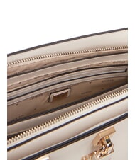 GUESS QUEENSLAND Shopper a mano, con tracolla off white/taupe - Borse Donna - 6