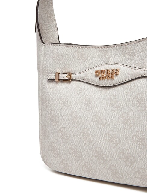 KATYA Borsa a spalla white logo - Borse Donna