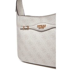 GUESS KATYA Borsa a spalla white logo - Borse Donna - 3