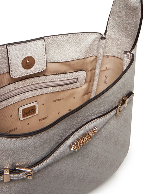 KATYA Borsa a spalla white logo - Borse Donna