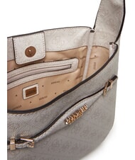 GUESS KATYA Borsa a spalla white logo - Borse Donna - 5