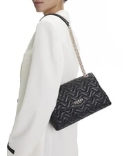 GUESS MELISANDRA Borsa a spalla / a tracolla NERO - Borse Donna - 5