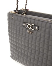 GUESS NADIRA Shopper a spalla slate - Borse Donna - 3