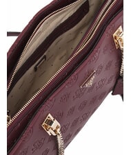GUESS TISHA Borsa a spalla wine logo - Borse Donna - 3