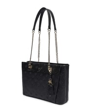 GUESS TISHA Borsa a spalla black logo - Borse Donna - 2