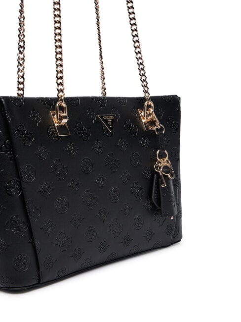 TISHA Borsa a spalla black logo - Borse Donna