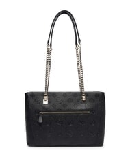 GUESS TISHA Borsa a spalla black logo - Borse Donna - 4