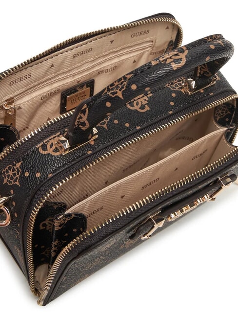 SILIA Micro Bag a mano, con tracolla espresso logo - Borse Donna