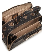 GUESS SILIA Micro Bag a mano, con tracolla espresso logo - Borse Donna - 6