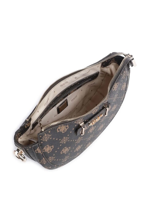 SILIA Borsa a tracolla espresso logo - Borse Donna