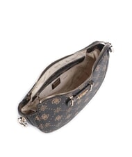GUESS SILIA Borsa a tracolla espresso logo - Borse Donna - 3