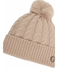 GUESS KNITTED Cappello pom pom ROSE - Cappelli - 3