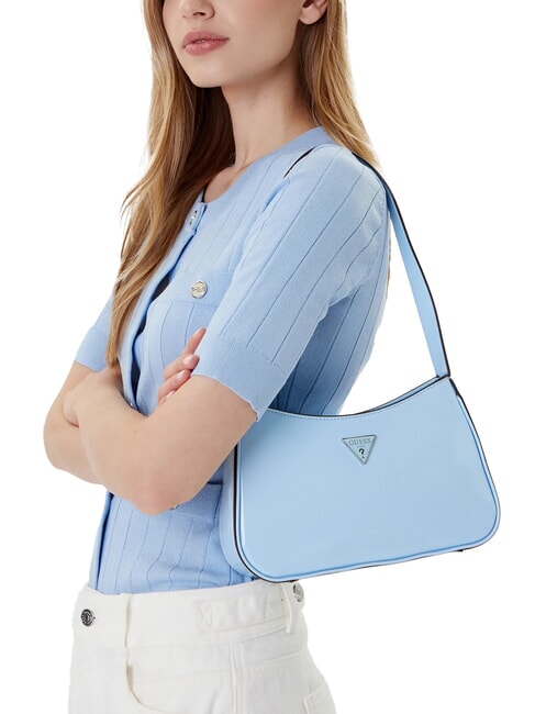 ARNELA Borsa lucida a spalla sky blue - Borse Donna