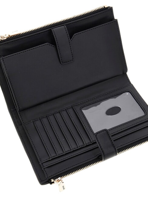VALLA Portafoglio grande trapuntato NERO - Portafogli Donna