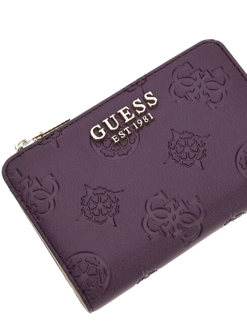 LAUREL 2 Portafoglio medio zip around wine logo - Portafogli Donna