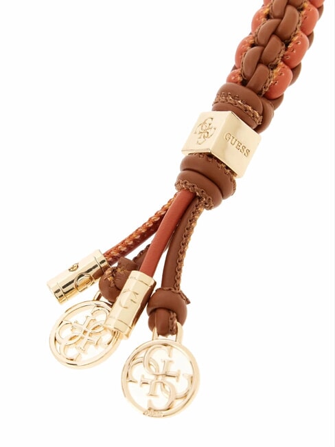 4G LOGO Portachiavi con charms COGNAC MULTI - Portachiavi