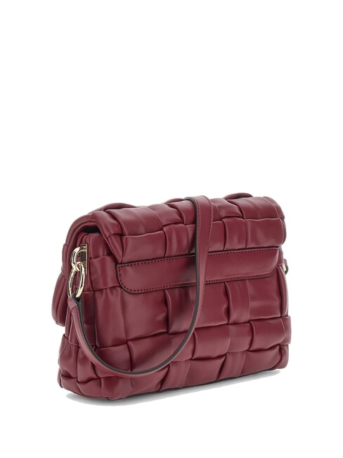 MARION Borsa a spalla intrecciata con tracolla ROSSO - Borse Donna