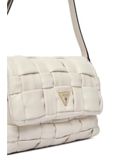 GUESS MARION Borsa a spalla intrecciata con tracolla bone - Borse Donna - 3