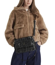 GUESS MARION Borsa a spalla intrecciata con tracolla NERO - Borse Donna - 5