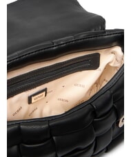 GUESS MARION Borsa a spalla intrecciata con tracolla NERO - Borse Donna - 6