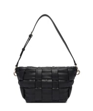 GUESS MARION Borsa intrecciata a spalla NERO - Borse Donna - 4