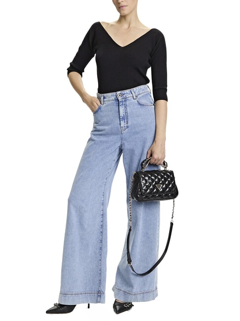 GIULLY Borsa a mano trapuntata con tracolla NERO - Borse Donna