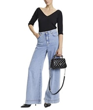 GUESS GIULLY Borsa a mano trapuntata con tracolla NERO - Borse Donna - 5