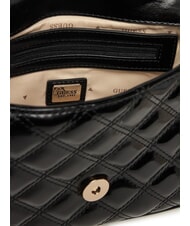 GUESS GIULLY Borsa a mano trapuntata con tracolla NERO - Borse Donna - 6