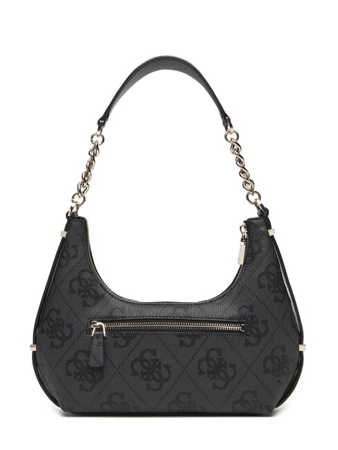 ERENIA Borsa a spalla logo 4G all over coal - Borse Donna