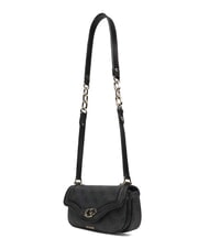 GUESS DEA Borsa piccola a tracolla con flap coal - Borse Donna - 2