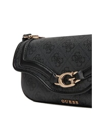 GUESS DEA Borsa piccola a tracolla con flap coal - Borse Donna - 3