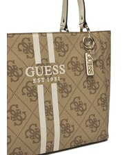 GUESS NOELLE Borsa tote a spalla con stampa LATTE LOGO - Borse Donna - 3
