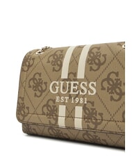 GUESS NOELLE 2 Borsa logata a spalla, a tracolla LATTE LOGO - Borse Donna - 3