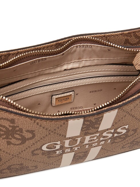 NOELLE Borsa a spalla logata con stampa LATTE LOGO - Borse Donna