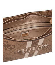 GUESS NOELLE Borsa a spalla logata con stampa LATTE LOGO - Borse Donna - 4